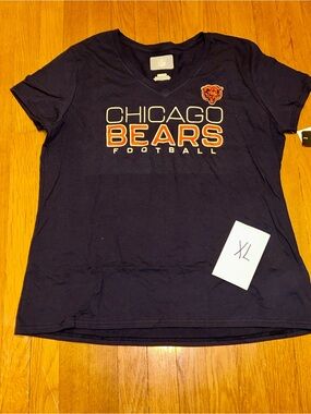 Chicago Bears Navy Logo Tee Women’s XL NWOT